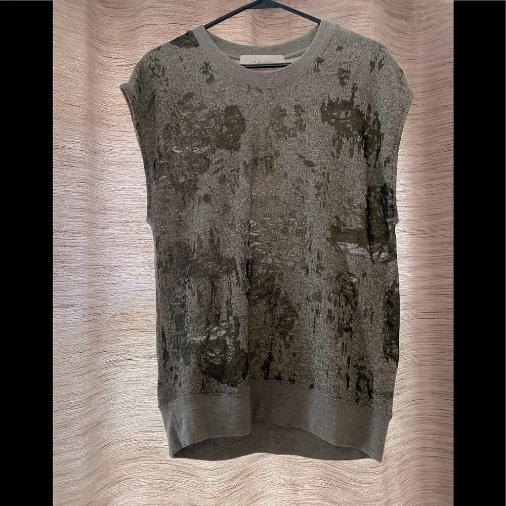 IRO destroyed short sleeved sweatshirt - Picture 2 of 6